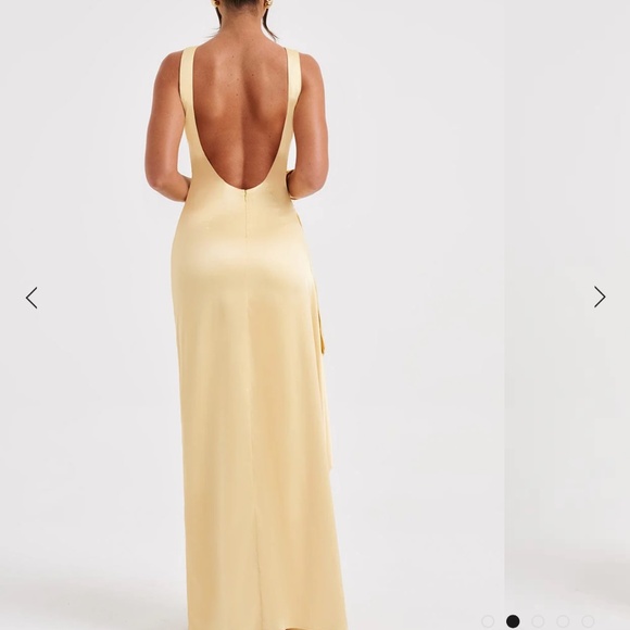 Babyboo PEGGY MAXI DRESS - LEMON - Picture 3 of 3